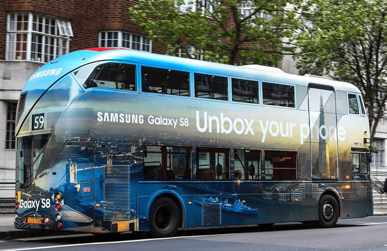 Samsung-Sharp-Sans-Unbox-Your-Phone-Bus-Wrap