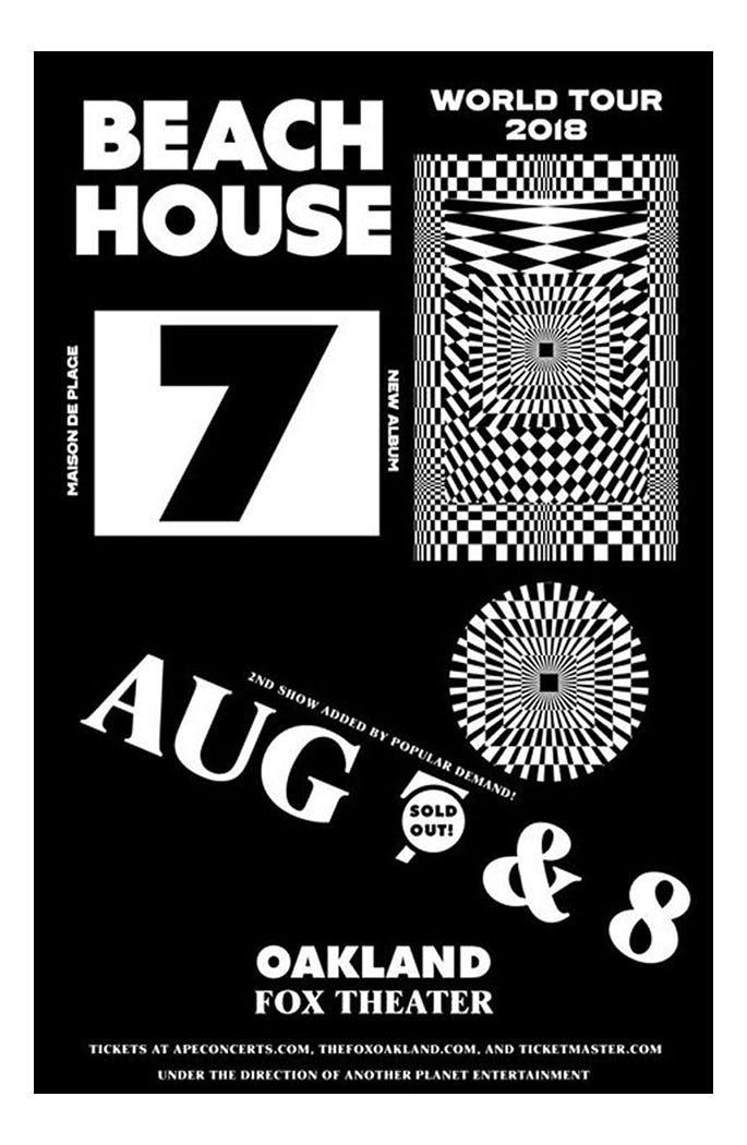 Sharp Type Beach House Poster Centra No 1 - B