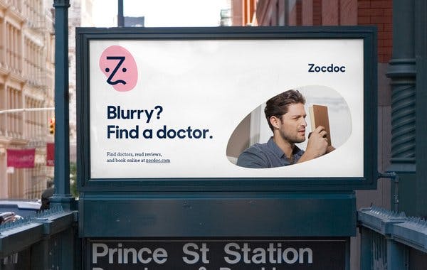 Zocdoc & Sharp Sans Display No.1